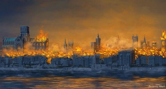 Лондон в огне 1666